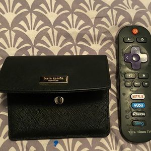 Beautiful and convenient Kate Spade(may she Rest In Peace) wallet Black. Used 2x